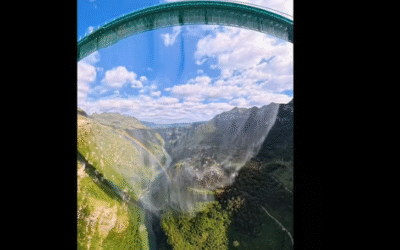 ലോകത്തെ ഏറ്റവും ഉയരത്തിലുള്ള പാലം, ചൈനയില്‍ എന്‍ജിനിയറിങ് അത്ഭുതം