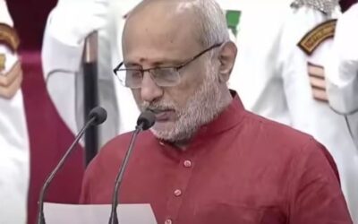 സി പി രാധാകൃഷ്ണന്‍ സ്ഥാനമേറ്റു, സത്യപ്രതിജ്ഞാ ചടങ്ങിനെത്തി ജഗ്ദീപ് ധന്‍കര്‍