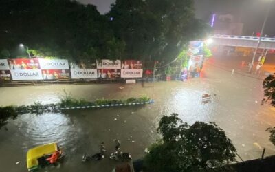 കൊല്‍ക്കത്തയില്‍ കനത്ത മഴ, വെള്ളക്കെട്ടില്‍ മുങ്ങി നഗരം; 5 മരണം