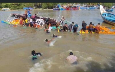 അഞ്ചുതെങ്ങ് മുതലപ്പൊഴിയിൽ വീണ്ടും മത്സ്യബന്ധന വള്ളം മുങ്ങി