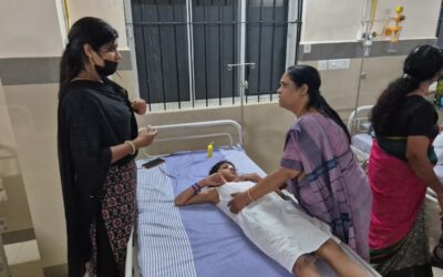 നിലമേൽ സ്കൂൾ ബസ് മറിഞ്ഞു പരിക്കേറ്റ വിദ്യാർത്ഥികളെ എം എൽ എ സന്ദർശിച്ചു