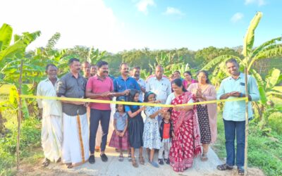 വെള്ളല്ലൂർ ശിവക്ഷേത്രം-എം എൽ എ പാലം റോഡിന്റെ ഉദ്ഘാടനം എം എൽ എ നിർവ്വഹിച്ചു