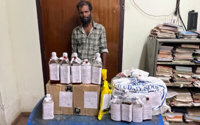 ആറ്റിങ്ങലിൽ 49 കുപ്പി അന്തർസംസ്ഥാന മദ്യവുമായി ഒരാൾ പിടിയിൽ