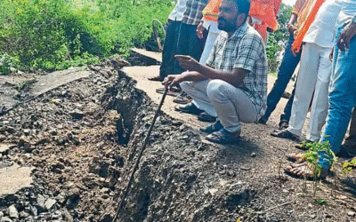 ഭൂമിയില്‍ വിള്ളല്‍ വീഴുന്നു, ആശങ്കയില്‍ ഒരു ഗ്രാമം; ആളുകളെ ഒഴിപ്പിച്ചു