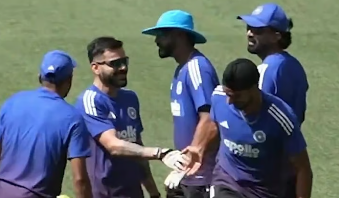 പെര്‍ത്തില്‍ കോഹ്‌ലി കൂളാണ്, സഹതാരങ്ങളെയും ചിരിപ്പിച്ച് പരിശീലനം