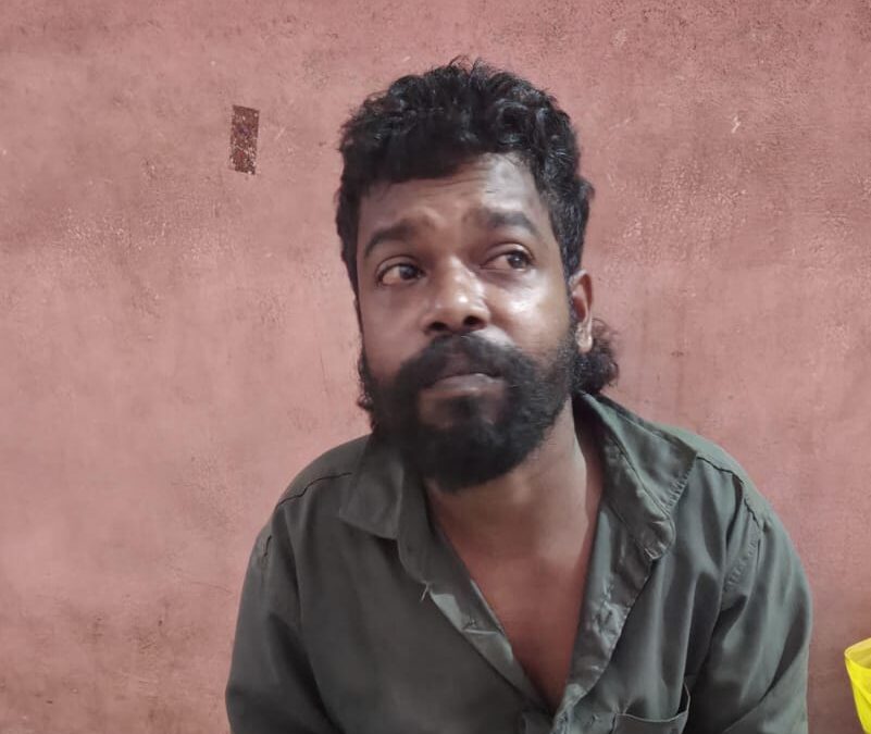 സ്കൂളിൽ കിടന്നുറങ്ങിയ മോഷ്ടാവിനെ പിടികൂടി