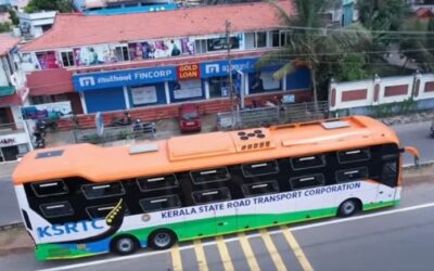 വോള്വോ 9600 എസ്എല്എക്സുമായി കെഎസ്ആര്ടിസി; വളയം പിടിച്ച് ഗണേഷ് കുമാര്