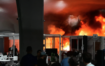 യുഎന് കാലാവസ്ഥ ഉച്ചകോടിയുടെ വേദിയില് വന് തീപിടിത്തം; കേന്ദ്രമന്ത്രിയടക്കം ഇന്ത്യന് സംഘം സുരക്ഷിതര്