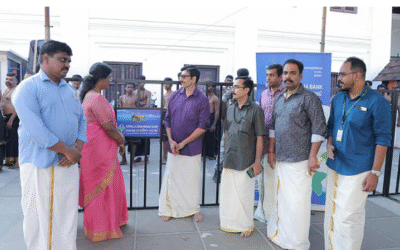 ശ്രീപത്മനാഭസ്വാമി ക്ഷേത്രത്തിന് 100 ബാരിക്കേഡുകള് നല്കി കേരള ഗ്രാമീണ ബാങ്ക്