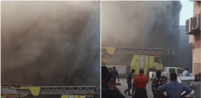 സൗദി അറേബ്യയിൽ വൻ തീപിടിത്തം; മലയാളികളുടേതടക്കം നിരവധി കടകൾ കത്തിനശിച്ചു, വലിയ നാശനഷ്ടം