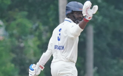 രഞ്ജി ട്രോഫി; ആദ്യ ഇന്നിങ്സിൽ 238 റൺസിന് പുറത്ത്; ഫോളോ ഓൺ ചെയ്ത് കേരളം