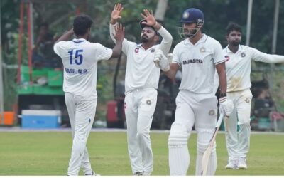 രഞ്ജി ട്രോഫി; കേരളത്തിനു മുന്നില് 330 റണ്സ് ലക്ഷ്യം വച്ച് സൗരാഷ്ട്ര