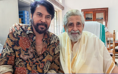 ‘എന്റെ ഹീറോയെ കാണാൻ ഇനിയുമെത്തും’; മധുവിനെ കണ്ടതിന്റെ സന്തോഷം പങ്കുവച്ച് മമ്മൂട്ടി