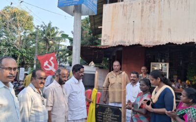 ജി വി ആർ എം യു പി എസ് നാഗരുകാവ് പുലിയൂർക്കോണം റോഡിന്റെ നിർമ്മാണോൽഘാടനം നടന്നു