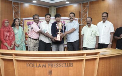 കോമേഴ്സ് ക്വിസ് മത്സരത്തിൽ ഒന്നാം സ്ഥാനം നേടി ആറ്റിങ്ങൽ ഗവ: വൊക്കേഷണൽ & ഹയർ സെക്കൻഡറി സ്കൂളിലെ വിദ്യാർത്ഥികൾ