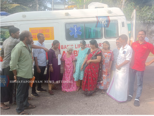 ആശ്രയമറ്റ കുടുംബത്തെ വാർഡ് മെമ്പറുടെ നേതൃത്വത്തിൽ പുനരധിവാസ കേന്ദ്രത്തിലേക്ക് മാറ്റി