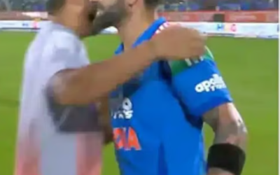 രോഹിതിനെ കെട്ടിപ്പിടിച്ചു; ഗംഭീറിനെ കണ്ടപ്പോള് ‘കട്ടക്കലിപ്പില്’ കോഹ്ലി; സോഷ്യല് മീഡിയയില് സജീവ ചര്ച്ച