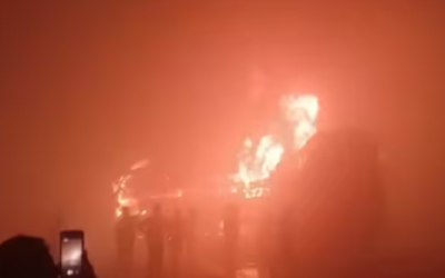 കനത്ത പുകമഞ്ഞ്; ഡല്ഹിയില് യമുന എക്സ്പ്രസ്വേയില് വാഹനങ്ങള് കൂട്ടിയിടിച്ച് തീപിടിച്ചു; നാല് മരണം