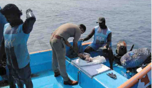 ലഹരിക്കടത്ത് തടയാൻ കടലിൽ പരിശോധന