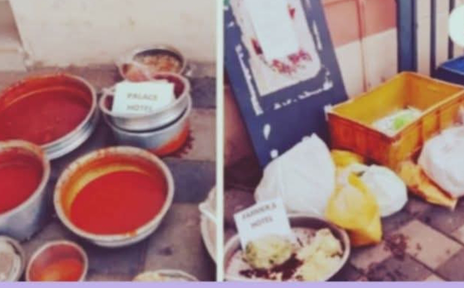 വർക്കലയിൽ ഹോട്ടലുകളിൽ നഗരസഭയുടെ മിന്നൽ പരിശോധന; പഴകിയ ഭക്ഷണവും നിരോധിത പ്ലാസ്റ്റിക്കും പിടികൂടി