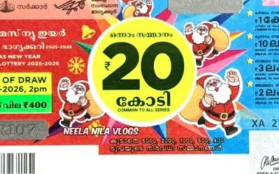 50 ലക്ഷം കടന്നു; ക്രിസ്മസ്- പുതുവത്സര ബംപര്‍ ടിക്കറ്റിന് റെക്കോര്‍ഡ് വില്‍പ്പന