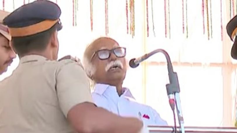 റിപ്പബ്ലിക്ക് ദിനാഘോഷത്തിനിടെ ദേഹാസ്വാസ്ഥ്യം, മന്ത്രി കടന്നപ്പള്ളി രാമചന്ദ്രന് കുഴഞ്ഞുവീണു