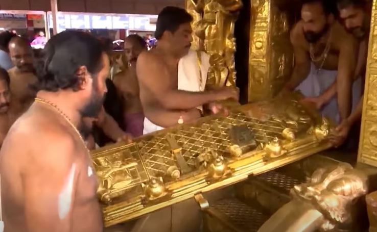 കട്ടിളപ്പാളി, ദ്വാരപാലക ശില്പ്പങ്ങളില് വീണ്ടും പരിശോധന