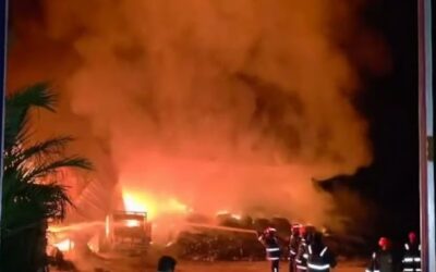 കോഴിക്കോട് മാലിന്യ സംസ്‌കരണ ഫാക്ടറിയില്‍ വന്‍ തീപിടിത്തം