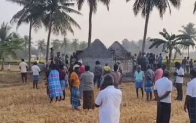 പുറത്തുനിന്ന് പൂട്ടിയ ശേഷം വീടിന് തീയിട്ടു; തമിഴ്‌നാട്ടില്‍ ഉറങ്ങിക്കിടന്ന ദമ്പതികളെ ചുട്ടുകൊന്നു