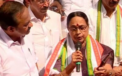 മുന്‍ കൊട്ടാരക്കര എംഎല്‍എ ഐഷാ പോറ്റി കോണ്‍ഗ്രസില്‍; അംഗത്വമെടുത്തത് രാപ്പകല്‍ സമരവേദിയില്‍