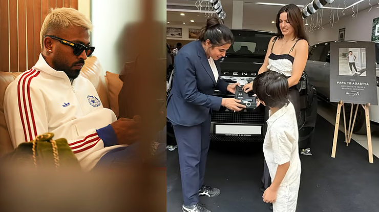 മുൻ ഭാര്യക്കും മകനും 4 കോടിയുടെ ‘ലാൻഡ് റോവർ ഡിഫൻഡർ’ സമ്മാനിച്ച് ഹർദിക്; സർപ്രൈസ് ​ഗിഫ്റ്റിന്റെ ‘കരുതലിന്’ കൈയടി