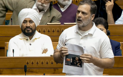 ‘ചൈന ഇന്ത്യന്‍ ഭൂമി കയ്യേറി’; മുന്‍കരസേനാ മേധാവിയുടെ പുസ്തകത്തിലെ പരാമര്‍ശം ഉദ്ധരിച്ച് രാഹുല്‍ഗാന്ധി, ലോക്‌സഭ പ്രക്ഷുബ്ധം