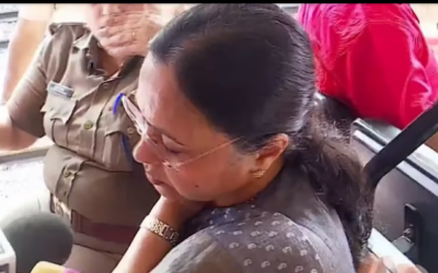 കെ എസ് യു പ്രതിഷേധത്തിനിടെ ആരോഗ്യമന്ത്രിക്ക് പരിക്ക്, ആശുപത്രിയിലേക്ക് മാറ്റി