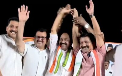 ’13 വര്‍ഷത്തെ വേദന മാറി’; എ സുരേഷ് കോണ്‍ഗ്രസ് വേദിയില്‍, വി ഡി സതീശന്‍ ഷാള്‍ അണിയിച്ച് സ്വീകരിച്ചു