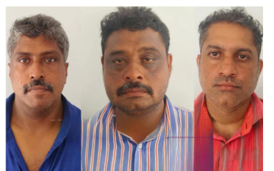 കൊട്ടാരക്കരയിൽ ലോൺ വാഗ്ദാനം ചെയ്ത് 52,000 രൂപ തട്ടിപ്പ്: മൂന്ന് പേർ പിടിയിൽ