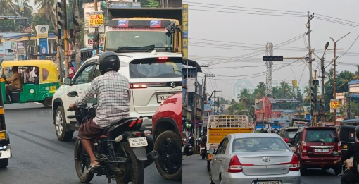 ആലംകോട് ജംഗ്ഷനിലെ ട്രാഫിക് സിഗ്നൽ പ്രവർത്തന രഹിതം; അപകടങ്ങളും ഗതാഗതക്കുരുക്കും വർധിക്കുന്നു