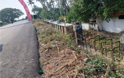 മീരാൻകടവ്: സംരക്ഷണ ഭിത്തി നിർമ്മാണം വൈകുന്നത് യാത്രക്കാർക്ക് അപകടഭീഷണി ഉയർത്തുന്നു