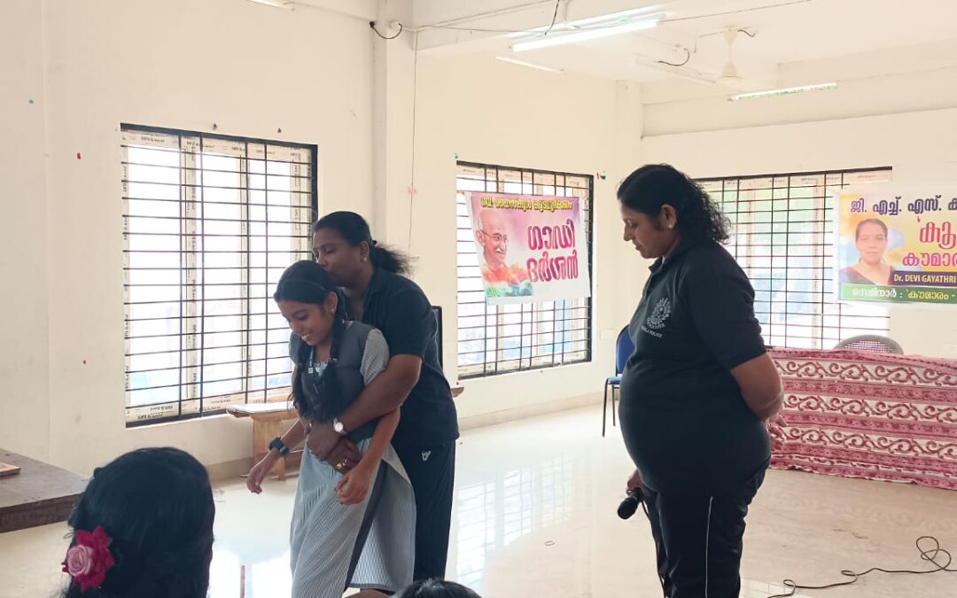 കുടവൂർക്കോണം ഗവണ്മെന്റ് ഹൈസ്കൂളിൽ സ്വയം പ്രതിരോധ പരിശീലനം