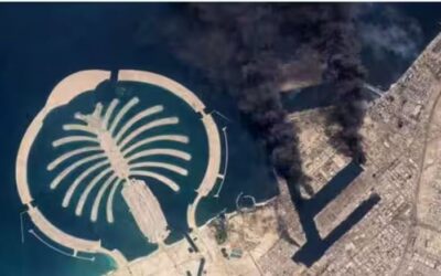 കറുത്ത പുകമൂടി ദുബൈയുടെ ആകാശം, ആശങ്ക നിറച്ച് സാറ്റലൈറ്റ് ചിത്രങ്ങള്