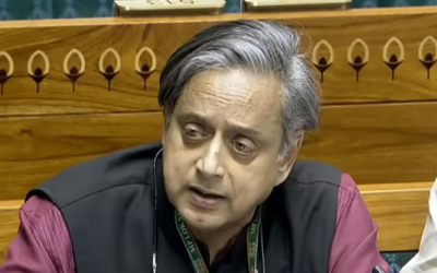 ‘സംയമനം കീഴടങ്ങലല്ല, ശക്തി’ പശ്ചിമേഷ്യന്‍ സംഘര്‍ഷത്തില്‍ കേന്ദ്ര നിലപാടിനെ പിന്തുണച്ച് ശശി തരൂര്‍