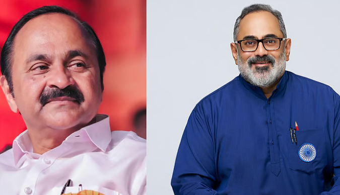 എതിര്‍പ്പുകള്‍ തള്ളി; വിഡി സതീശന്റെയും രാജീവ് ചന്ദ്രശേഖറിന്റെയും പത്രിക സ്വീകരിച്ചു