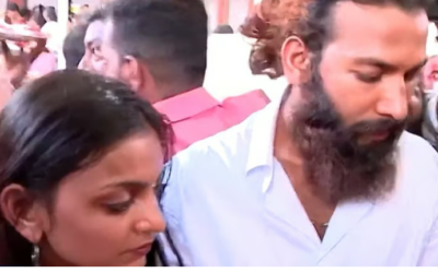 മൊണാലിസയുടെ വിവാഹത്തില്‍ പങ്കെടുത്ത് മന്ത്രി വി ശിവന്‍കുട്ടി