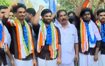 ആരോഗ്യമന്ത്രിക്കെതിരായ പ്രതിഷേധം; കെ എസ് യു പ്രവര്‍ത്തകര്‍ക്ക് ജാമ്യം, ജയിലിനുമുന്നില്‍ സ്വീകരണം