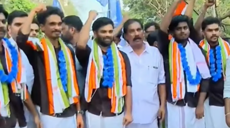 ആരോഗ്യമന്ത്രിക്കെതിരായ പ്രതിഷേധം; കെ എസ് യു പ്രവര്‍ത്തകര്‍ക്ക് ജാമ്യം, ജയിലിനുമുന്നില്‍ സ്വീകരണം