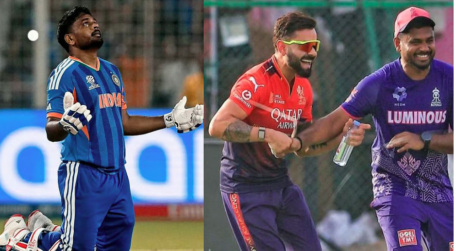 ‘വലിയ സന്തോഷം, ചേട്ടാ’; സഞ്ജുവിന് കൈയടിച്ച് കിങ് കോഹ്‌ലിയും