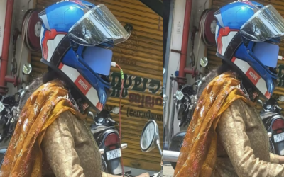 ഹെല്‍മെറ്റിനുള്ളില്‍ മൊബൈല്‍ തിരുകി ‘അതിസാമര്‍ത്ഥ്യം’ വേണ്ട, മുന്നറിയിപ്പുമായി എംവിഡി