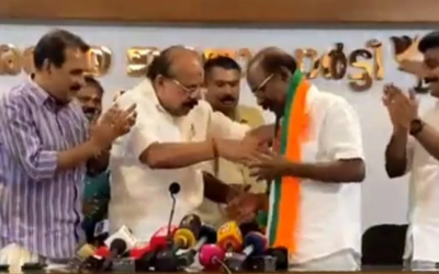 ‘കൈപ്പത്തിയില് വേണ്ട, താമരയില് മത്സരിക്കാം’; സി സി മുകുന്ദന് ബിജെപിയില്, നാട്ടികയില് സ്ഥാനാര്ഥിയാകും