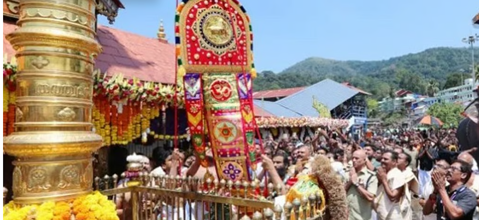 ശബരിമല ഉത്സവത്തിന് കൊടിയേറി; 31ന് പള്ളിവേട്ട, ഏപ്രില്‍ ഒന്നിന് ആറാട്ട്