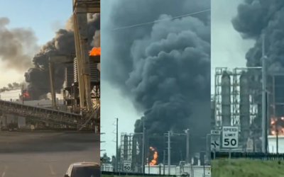 അമേരിക്കയില്‍ റിഫൈനറിയില്‍ സ്ഫോടനം: പ്രദേശം പുകയില്‍ മൂടി, പരിഭ്രാന്തി