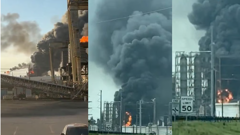 അമേരിക്കയില്‍ റിഫൈനറിയില്‍ സ്ഫോടനം: പ്രദേശം പുകയില്‍ മൂടി, പരിഭ്രാന്തി